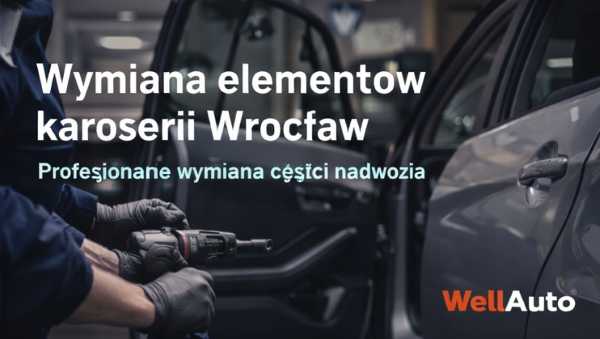 Dopasowanie nowego błotnika samochodu we Wrocławiu – wymiana elementów karoserii