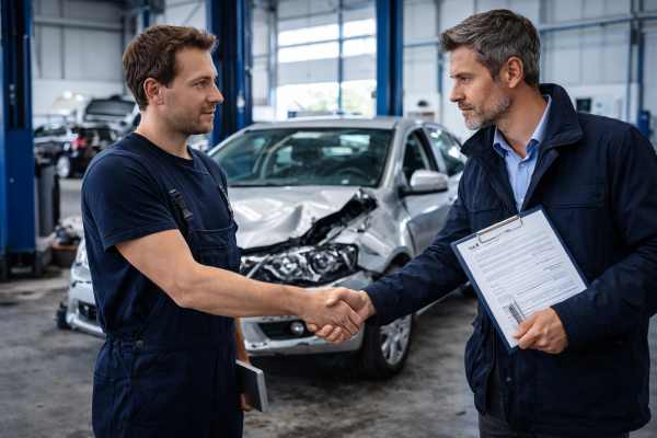 Obsługa formalności po kolizji w warsztacie samochodowym we Wrocławiu
