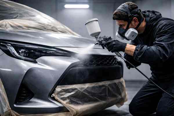 Идеальное совпадение цвета после покраски элемента кузова