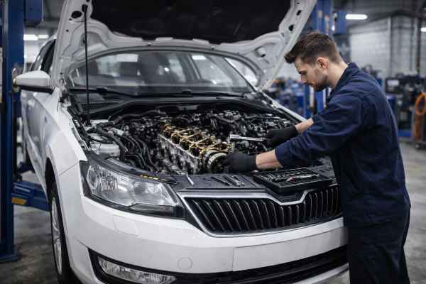Serwis silnika samochodowego w WELLAUTO – prace mechaniczne przy jednostce napędowej